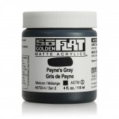 Peinture Acrylic SoFlat Golden 118 ml Gris de Payne S2