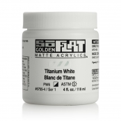 Peinture Acrylic SoFlat Golden 118 ml Blanc de Titane S1