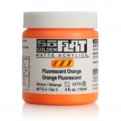 Peinture Acrylic SoFlat Golden 118 ml Orange Fluorescent S5