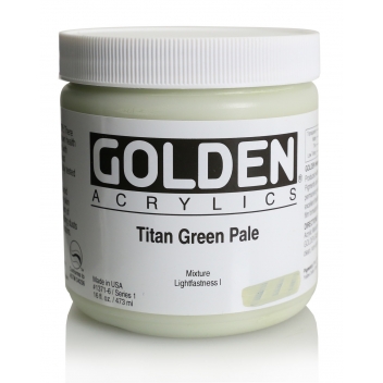 4-01371 - 738797014763 - Golden - Peinture Acrylic HB Golden 473 ml Vert de titane pastel S1