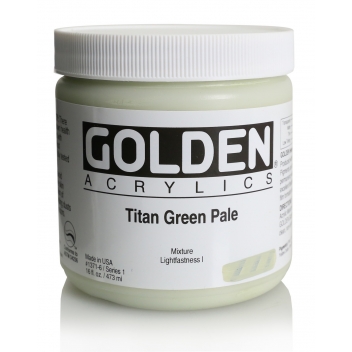 4-01371 - 738797014763 - Golden - Peinture Acrylic HB Golden 473ml Vert de titane pastel S1