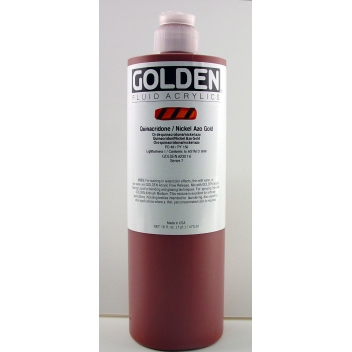 4-02301 - 738797230163 - Golden - Peinture Acrylic FLUIDS Golden 473ml Or Quinacridone Nickel Azo S7