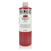 Peinture Acrylic FLUIDS Golden 473ml Rouge Cadmium Moyen Imitation S4