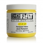 Peinture Acrylic SoFlat Golden 473ml Jaune Permanent S2