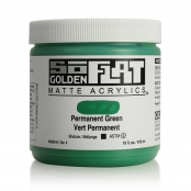 Peinture Acrylic SoFlat Golden 473ml Vert Permanent S4