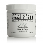 Peinture Acrylic SoFlat Golden 473ml Blanc de Titane S1