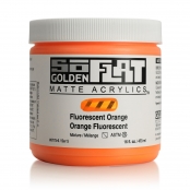 Peinture Acrylic SoFlat Golden 473 ml Orange Fluorescent S5