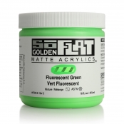 Peinture Acrylic SoFlat Golden 473 ml Vert Fluorescent S5