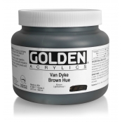 Peinture Acrylic HB Golden 946 ml Brun VanDyke S3