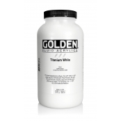 Peinture Acrylic FLUIDS Golden 946 ml Blanc Titane S1