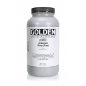 Peinture Acrylic FLUIDS Golden 946 ml Argent Iridescent Fin S5