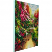 Tableau Broderie Diamant Crystal Art 40x50cm T. Kinkade Sérénité