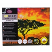 Kit tableau diamant LED 40x50cm Savane
