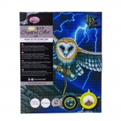 Kit tableau diamant LED 40x50cm Hibou