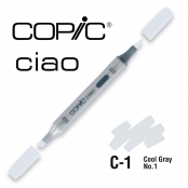 Marqueur à l\'alcool Copic Ciao C1 Cool Gray No.1