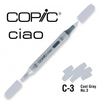 CCC3 - 4511338008195 - Copic - Marqueur à l'alcool Copic Ciao C3 Cool Gray No.3 - 2