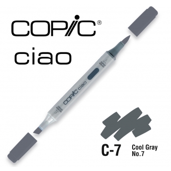 CCC7 - 4511338008218 - Copic - Marqueur à l'alcool Copic Ciao C7 Cool Gray No.7 - 2