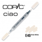 Marqueur à l'alcool Copic Ciao E40 Brick White