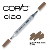 Marqueur à l\'alcool Copic Ciao E47 Dark Brown