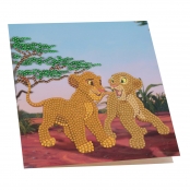 Carte à diamanter DISNEY 18 cm Le Roi Lion