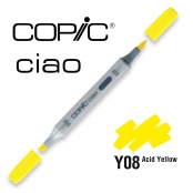 Marqueur à l'alcool Copic Ciao Y08 Acid Yellow