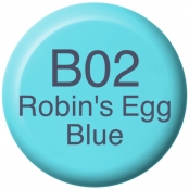 Recharge Encre marqueur Copic Ink B02 Robin's Egg Blue