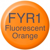 Recharge Encre marqueur Copic Ink FYR1 Fluorescent Orange