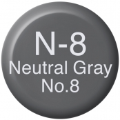 Recharge Encre marqueur Copic Ink N8 Neutral Gray 8