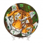 Kit horloge broderie diamant Tigres