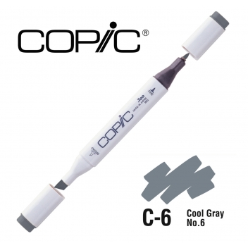 CMC6 - 4511338000076 - Copic - Marqueur à l\'alcool Copic Marker C6 Cool Gray No.6