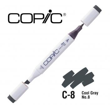 CMC8 - 4511338000090 - Copic - Marqueur à l'alcool Copic Marker C8 Cool Gray No.8