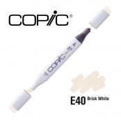 Marqueur à l'alcool Copic Marker E40 Brick White