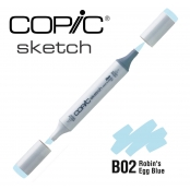 Marqueur à l'alcool Copic Sketch B02 Robin's Egg Blue