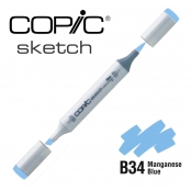 Marqueur à l\'alcool Copic Sketch B34 Manganese Blue