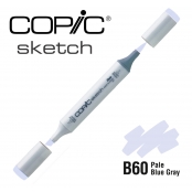 Marqueur à l'alcool Copic Sketch B60 Pale Blue Gray