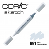 Marqueur à l'alcool Copic Sketch B91 Pale Grayish Blue