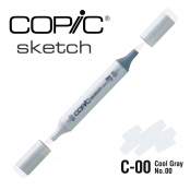 Marqueur à l\'alcool Copic Sketch C00 Cool Gray No.00
