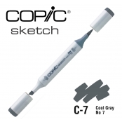 Marqueur à l'alcool Copic Sketch C7 Cool Gray No.7