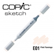 Marqueur à l\'alcool Copic Sketch E01 Pink Flamingo