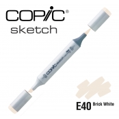 Marqueur à l'alcool Copic Sketch E40 Brick White
