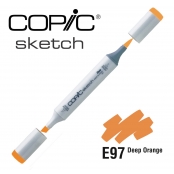 Marqueur à l'alcool Copic Sketch E97 Deep Orange