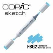 Marqueur à l'alcool Copic Sketch FBG2 Fluorescent Dull Blue Green