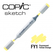 Marqueur à l\'alcool Copic Sketch FY1 Fluorescent Yellow Orange