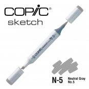 Marqueur à l'alcool Copic Sketch N5 Neutral Gray No.5