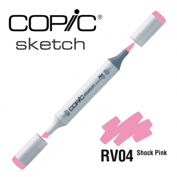CSRV04 - 4511338003305 - Copic - Marqueur à l'alcool Copic Sketch RV04 Shock Pink