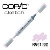 Marqueur à l'alcool Copic Sketch RV91 Grayish Cherry