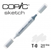 Marqueur à l'alcool Copic Sketch T0 Toner Gray No.0