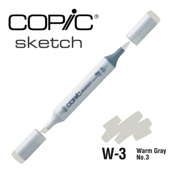CSW3 - 4511338002445 - Copic - Marqueur à l'alcool Copic Sketch W3 Warm Gray No.3