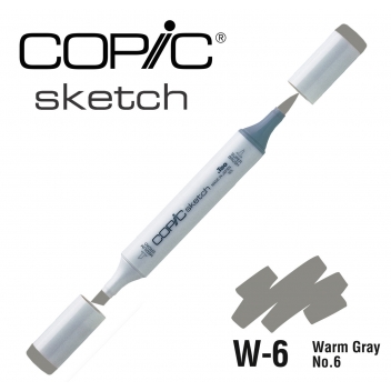 CSW6 - 4511338006955 - Copic - Marqueur à l'alcool Copic Sketch W6 Warm Gray No.6 - 2