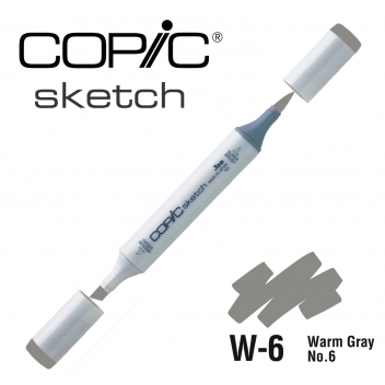 CSW6 - 4511338006955 - Copic - Marqueur à l\'alcool Copic Sketch W6 Warm Gray No.6 - 2
